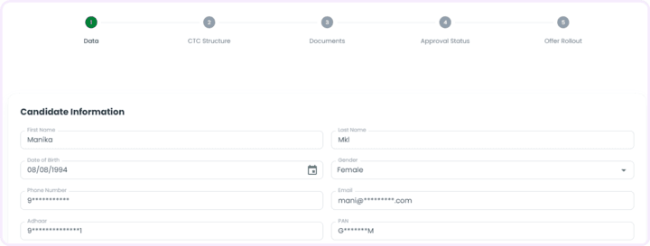 All documentation done before joining