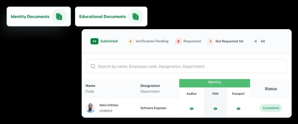 Track all documents from single window