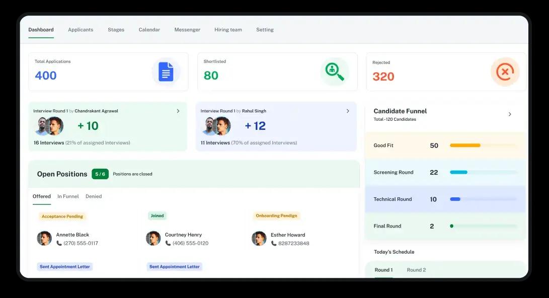 Hiring & Onboarding — TexlaCulture HRMS feature